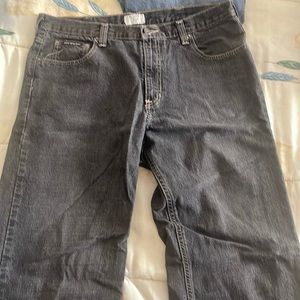 Dkny jeans mens 36x34 blackish grey jeans